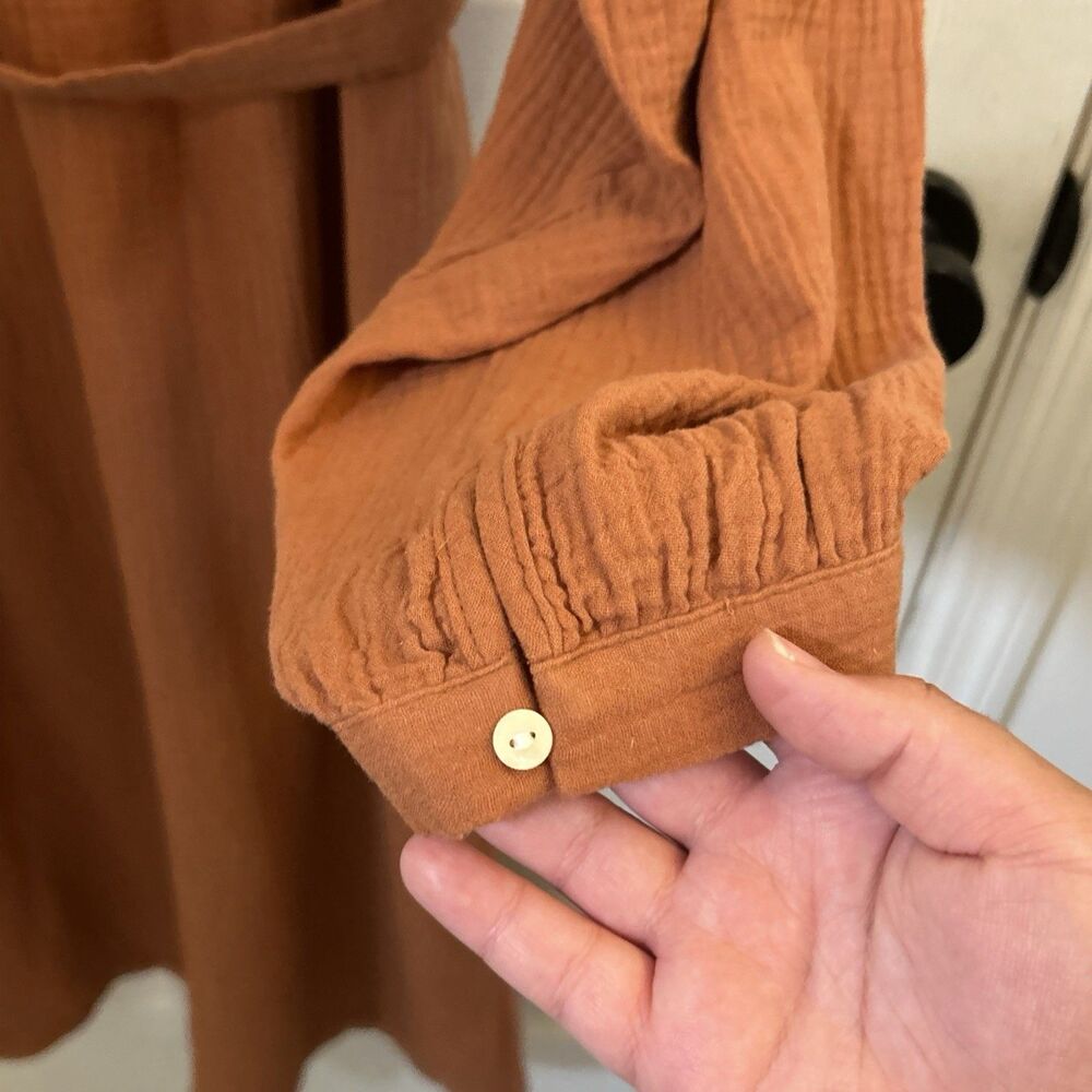 Universal Thread Long Sleeve Dress in Rust - Picture 16 of 16